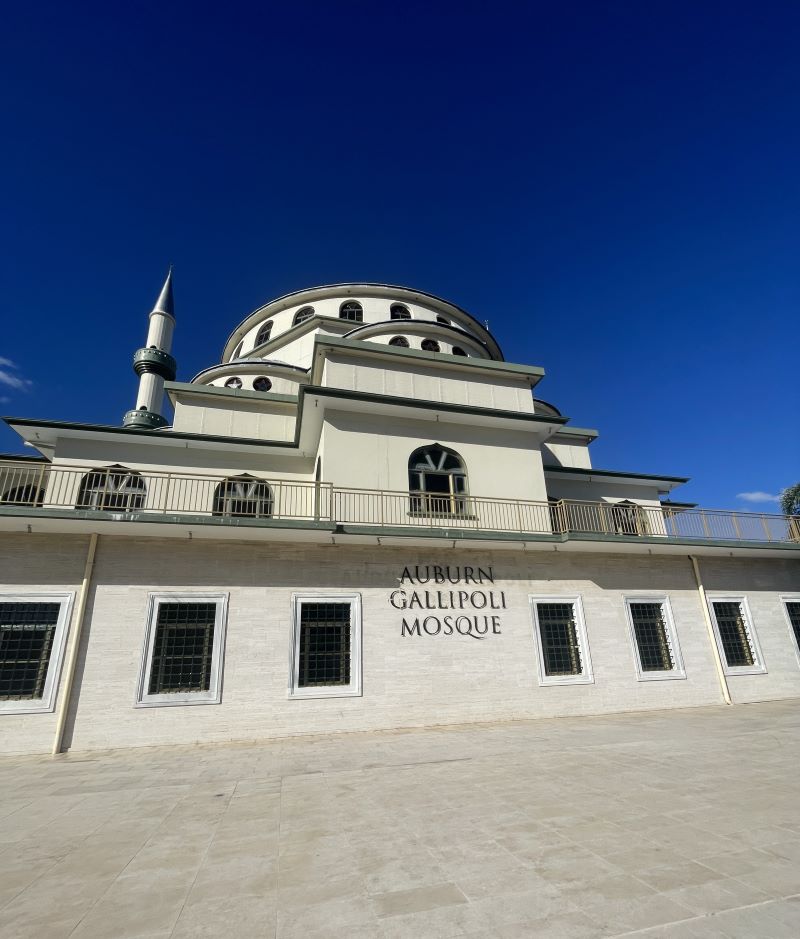 Outside Auburn Gallipoli Mosque