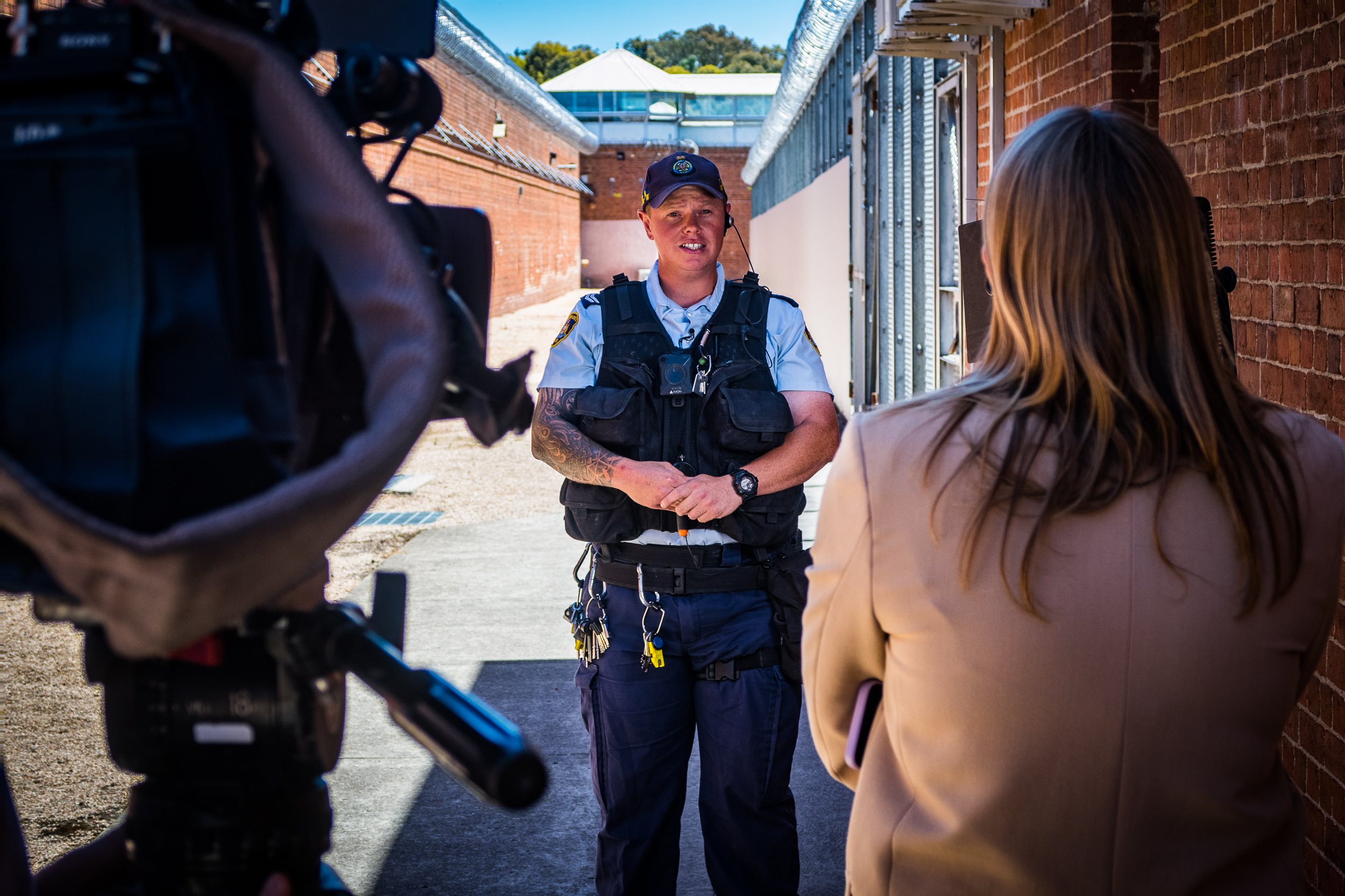 Correctional Officer Josh Walker at Bathurst Correctional Centre