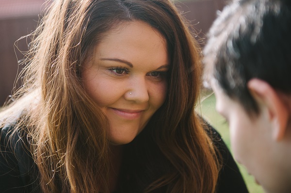 A close up photo of Belinda smiling 